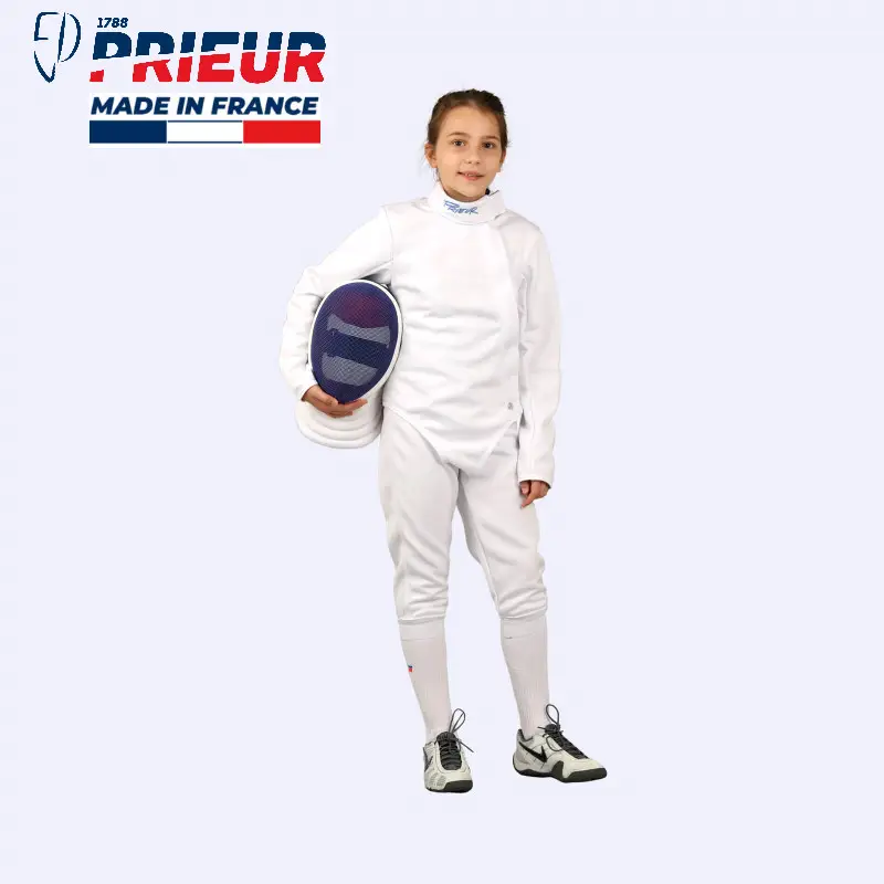 法國PRIEUR兒童350N 輕薄透氣擊劍服(衣+褲)