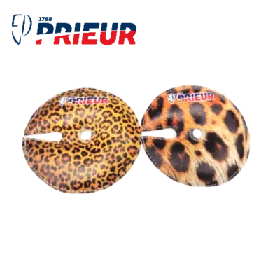 Prieur 鈍劍軍刀豹紋皮墊片